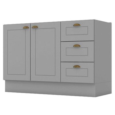 Balcão De Pia 120 Cm Nova York Cinza – Henn