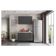 Cozinha Modulada Firenze Fi0010 Avena Grafito - Demóbile