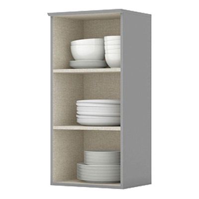 Armário Aéreo 1 Porta 40 Cm Americana Cinza – Henn