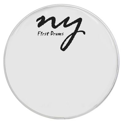 Kit 5 Peles Leitosas Translucidas para Bateria 18" New York