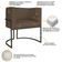 Kit Divã Luna 160cm Lado Direito E 02 Poltronas Base De Ferro Preto Suede Marrom