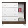 Quarto De Bebê New Selena 4 Portas Com Cômoda Selena E Berço Mirelle Branco Acetinado Amadeirado – Carolina Móveis