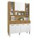 Kit Cozinha Ambiente Golden 8 Portas Freijó Supremo Ripado - Kits Paraná