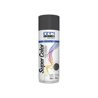 Tinta Spray Tekbond Uso Geral Grafite 350Ml/250G c/6 pcs
