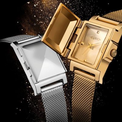 Relógio Euro Feminino Unique Dourado - Eu2035yxd-4d