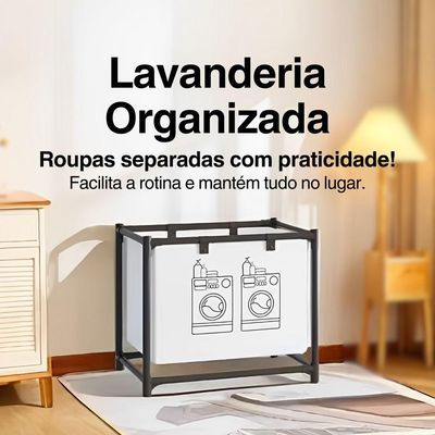 Cesto Organizador De Roupa Multiuso Prática E Elegante Para A Organização Em Sua Casa