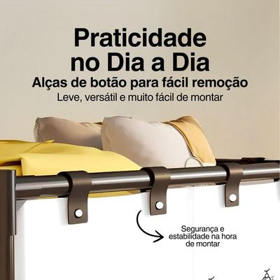 Cesto Organizador De Roupa Multiuso Prática E Elegante Para A Organização Em Sua Casa