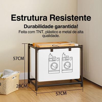 Cesto Organizador De Roupa Multiuso Prática E Elegante Para A Organização Em Sua Casa