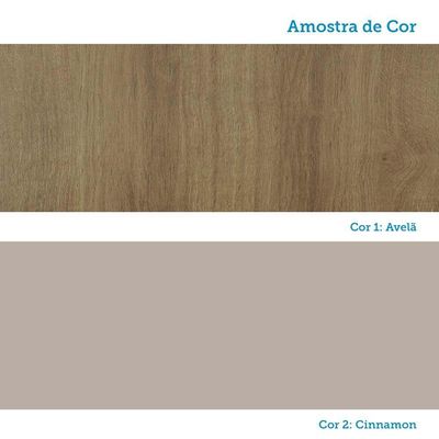 Cômoda 4 Gavetas Uni Luciane Móveis Avelã Pf/cinammon Pf