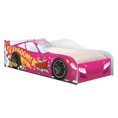 Cama Carro Kaboom Stylo Pink Solteiro