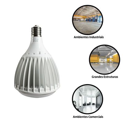 Kit 2 Lampada Led Alta Potencia 200w 6500k E40 Bivolt Foxlux