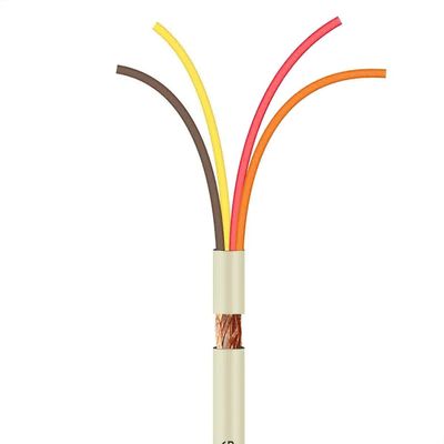 Cabo Manga 4x22 AWG - com Blindagem Bege - 50 Metros
