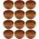 12 Molheiras Lyor Verona Bowls 50ml Bambu Servir Restaurante Hamburgueria Maionese