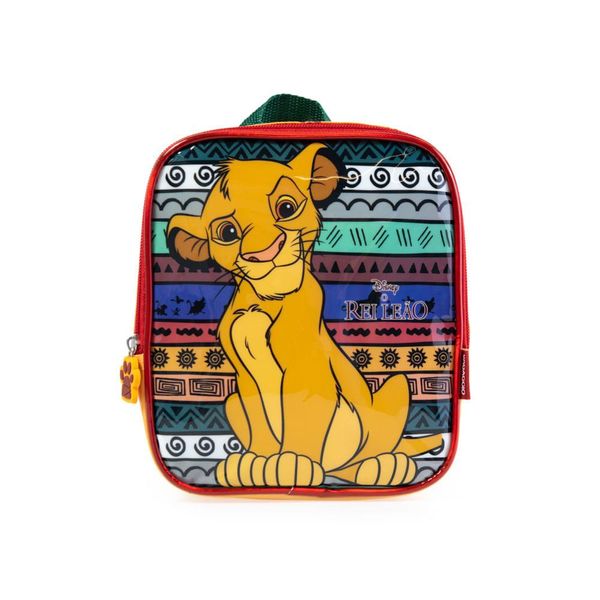 Lancheira Escolar Masculina Rei Leao Amarela U / Amarelo