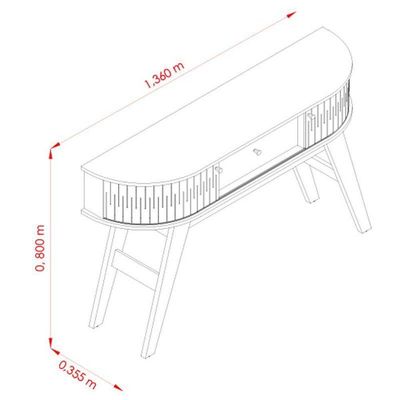 Aparador Estoril Calacata Off White – Madetec
