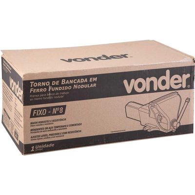 Torno Bancada Nr 8 C/mordentes Vonder