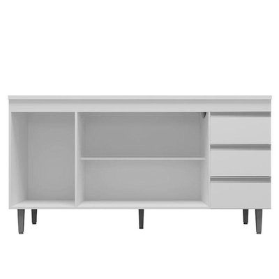 Balcão De Pia Andréia 160 Cm Cinza Fosco - Ajl