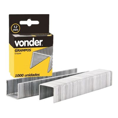 Kit 3000 Grampos 12mm Para Grampeador Elétrico Vonder Gpe168