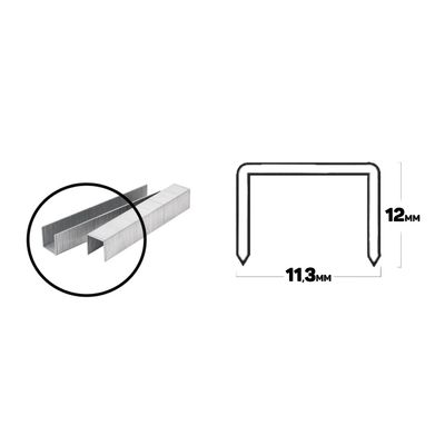 Kit 3000 Grampos 12mm Para Grampeador Elétrico Vonder Gpe168