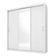Cômoda Flora E Guarda Roupa Casal Residence Branco - Demóbile