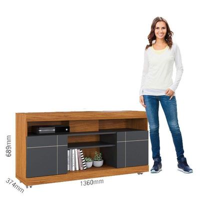 Rack Bancada Yara Noce Milano Preto Acetinado – Colibri