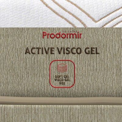 Colchão Queen Espuma Visco Gel Prodormir Active In Box