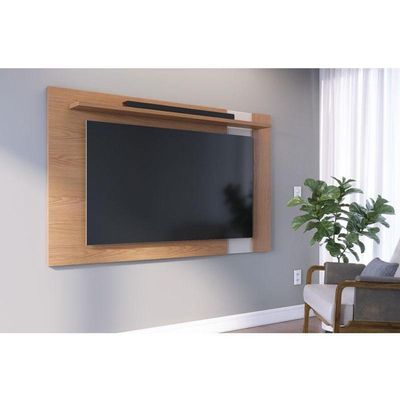 Painel Para Tv Suspenso Extensivo Leme Freijó Off White Matte - Colibri