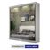 Guarda Roupa 2 Portas 2 Espelhos São Paulo Gold Branco – Leifer Móveis