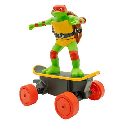 Skate Controle Remoto 7 funções Tartarugas Ninja Cowabunga Raph