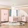 Quarto De Bebê Q Encanto Retrô Rosa Com Colchão Gazin - Qmovi
