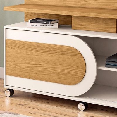Estante Home Theater órbis Cinamomo Off White - Hb Móveis