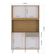 Cozinha Kit Cassia 8 Portas Damasco Off White - Poquema