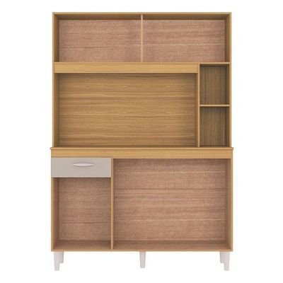 Cozinha Ambiente Kit Duda 120 Cm Damasco Off White – Poquema