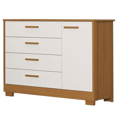 Quarto De Bebê Zaki E Berço Americano Evolution 4 Em 1 Branco Acetinado Savana - Reller