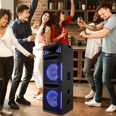 Caixa de Som Amplificada 2500W Philco Ex Bass PCX30000 Bivolt Bivolt