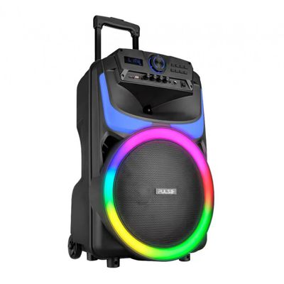 Caixa de Som Portátil SP403E Bluetooth Cartão SD 550W Pulse Preto