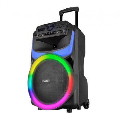 Caixa de Som Portátil SP403E Bluetooth Cartão SD 550W Pulse Preto