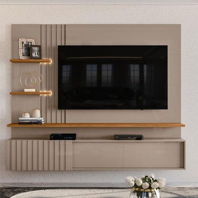 Estante Home Theater Suspenso Atena Fendi Naturale – Madetec