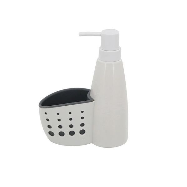 Dispenser de Detergente Le Clear em Plástico Branco Dispenser de Detergente Le Clear em Plástico Branco