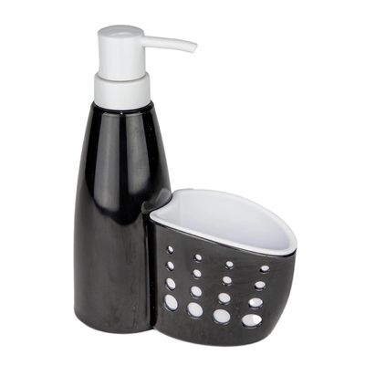 Dispenser de Detergente Le Clear em Plástico Preto
