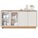 Aparador Para Sala Buffet Ambiente Vitória Freijó Off White – Colibri