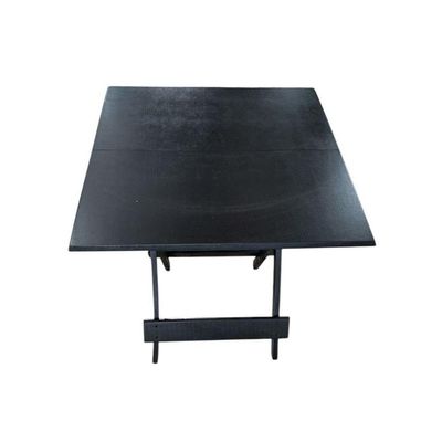 Mesa Dobrável Com Tampo Em Mdf Preto