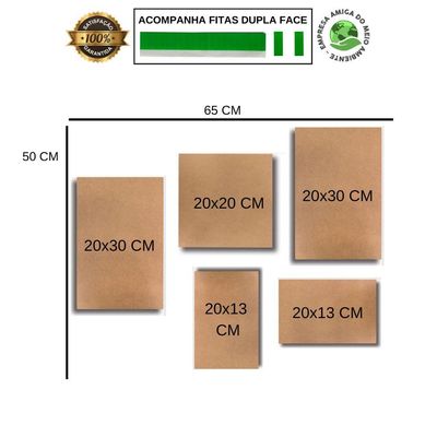 Kit 5 Quadros Decorativos Frases Amor Fé Gratidão Placa Sala