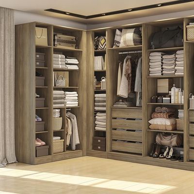 Guarda-roupa Closet Kappesberg Adapt Nogueira 36cm