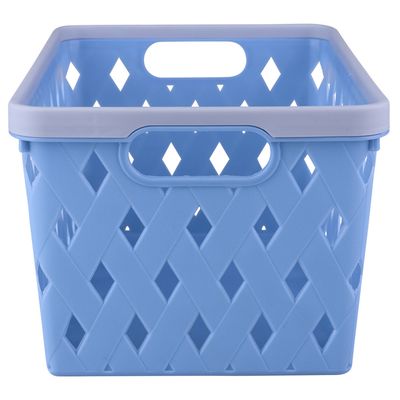 Cesto Organizador Cazza Grid Plástico 6,5L - Item Sortido
