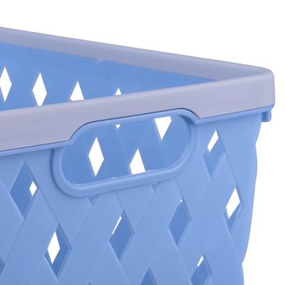 Cesto Organizador Cazza Grid Plástico 6,5L - Item Sortido