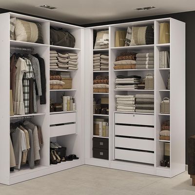 Guarda-roupa Closet Kappesberg Adapt Branco 36cm