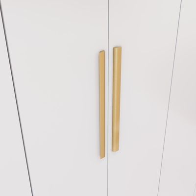 Guarda-roupa 2 Portas Kappesberg Adapt Nogueira/branco