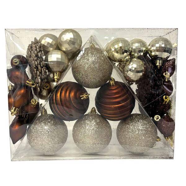 Kit Bola Natal c 50 CV244578 Cazza Sort
