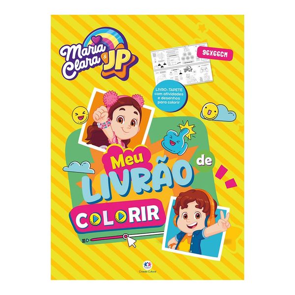Livro Tapete Ciranda Cultural Maria Clara e JP Livro Tapete Ciranda Cultural Maria Clara e JP